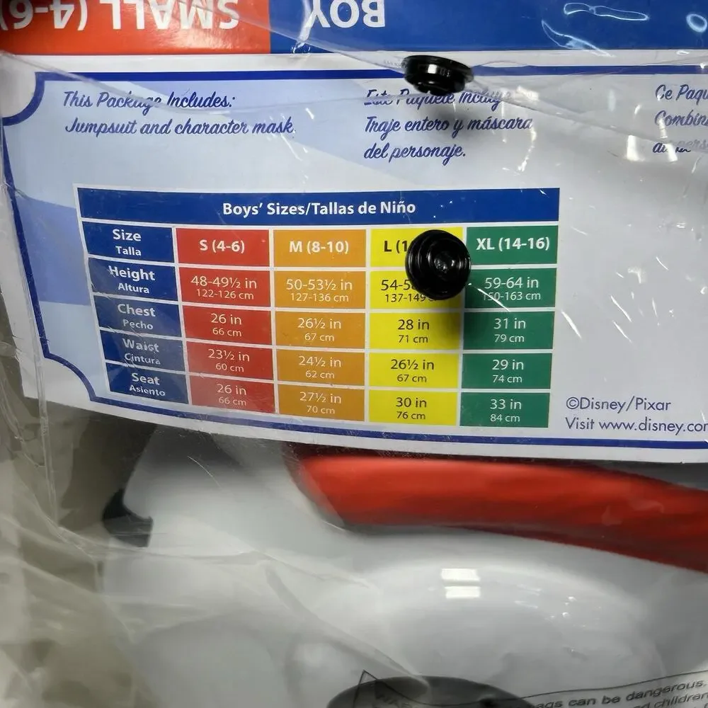 Disney Pixar Toy Story Halloween Costume “Forky” Boys Size Small (4-6) New - Picture 3 of 4